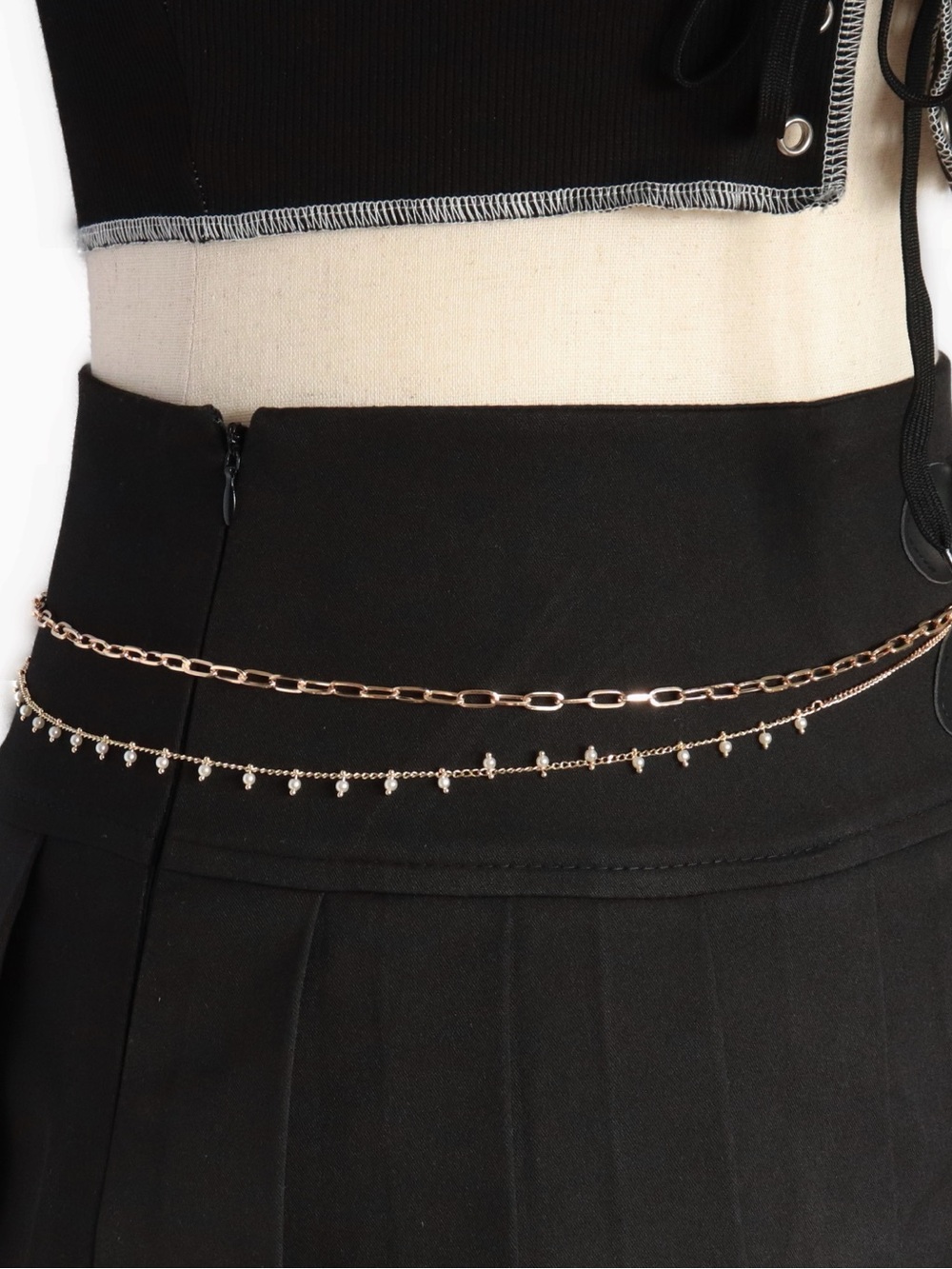Double Layer Gold Chain Waist Chain